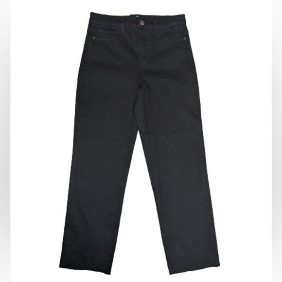 Sanctuary Social Standard High Rise Crop Straight Raw Hem Jeans - Picture 4 of 11